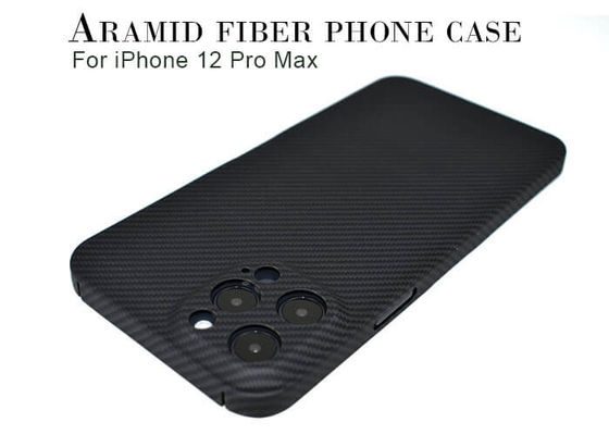 Сотрясите случай телефона Aramid доказательства в случай iPhone Кевлара iPhone 12 Pro максимальный